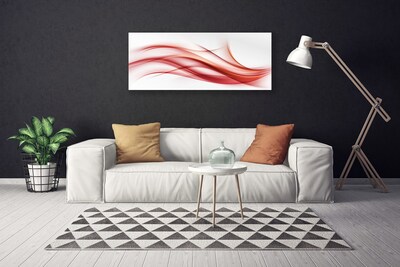 Canvas Wall art Abstract art orange white