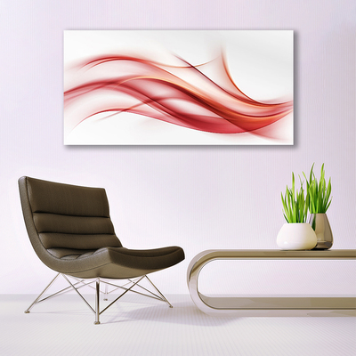 Canvas Wall art Abstract art orange white