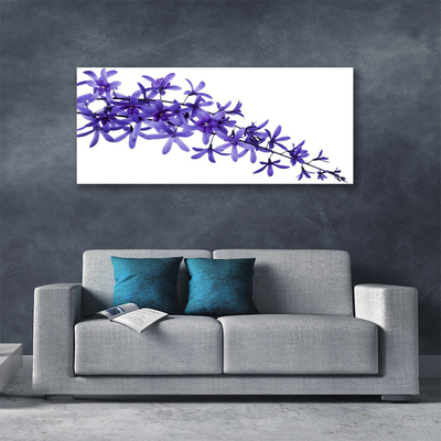 Canvas Wall art Flowers floral purple