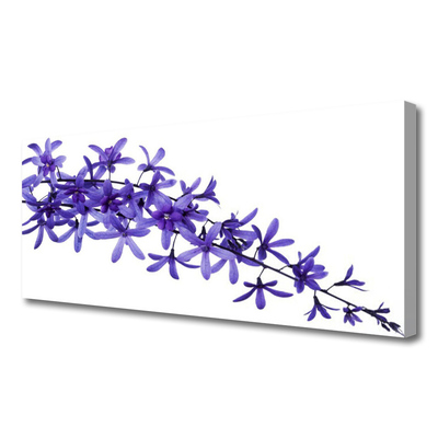 Canvas Wall art Flowers floral purple