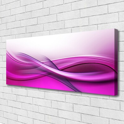 Canvas Wall art Abstract art pink white grey