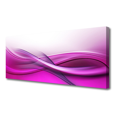 Canvas Wall art Abstract art pink white grey