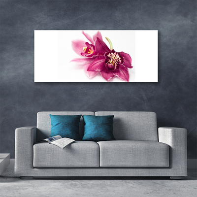 Canvas Wall art Flowers floral red