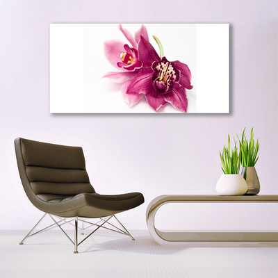 Canvas Wall art Flowers floral red