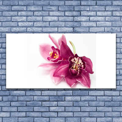 Canvas Wall art Flowers floral red