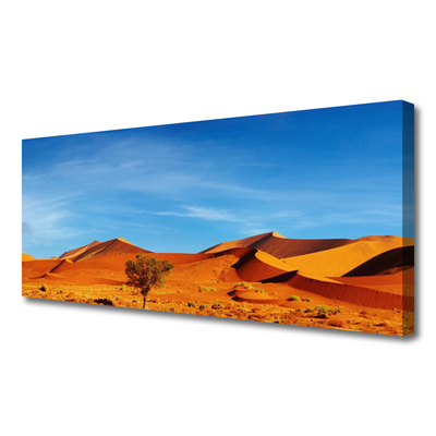 Canvas Wall art Desert landscape yellow