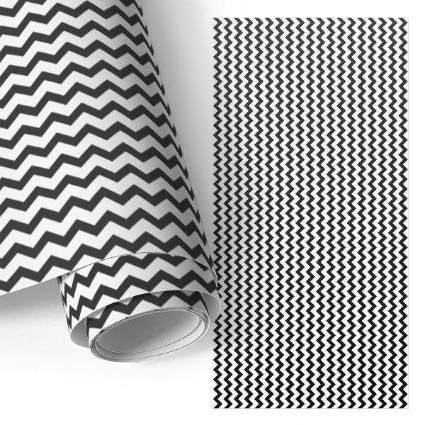 Furniture wrap Zigzag pattern