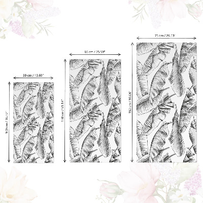 Furniture vinyl wrap Banana leaves