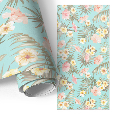 Self-adhesive furniture wrap Exotic flora