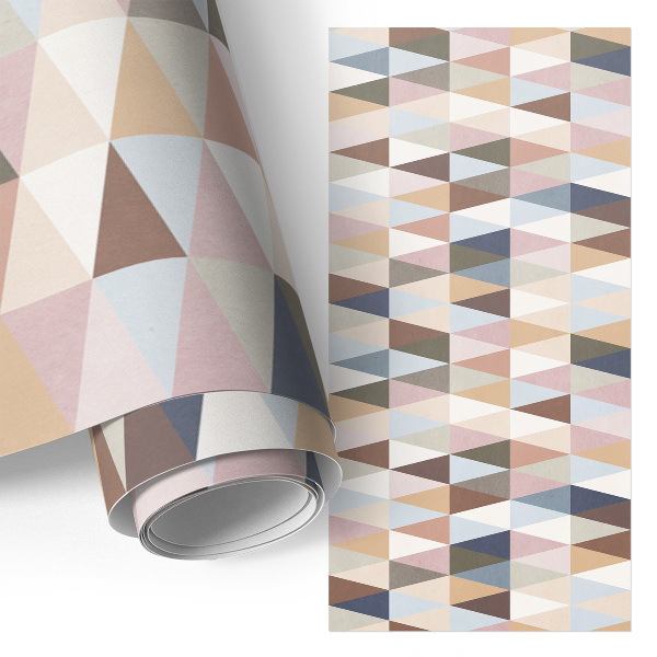 Furniture wrap Pastel geometry