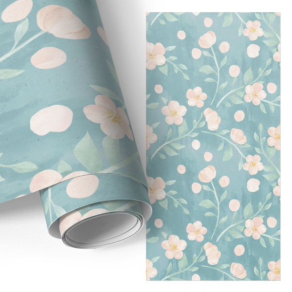 Furniture wrap Floral motif
