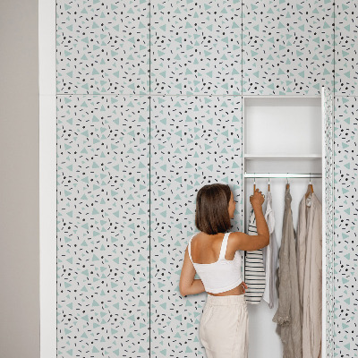 Self-adhesive furniture wrap Geometric pattern