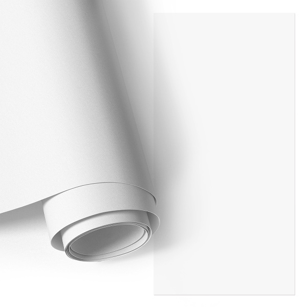 Furniture vinyl wrap Pure white