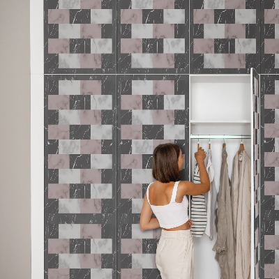 Furniture vinyl wrap Marble style