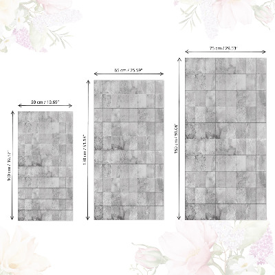 Furniture wrap Gray tiles