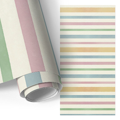 Furniture sticker Pastel stripes