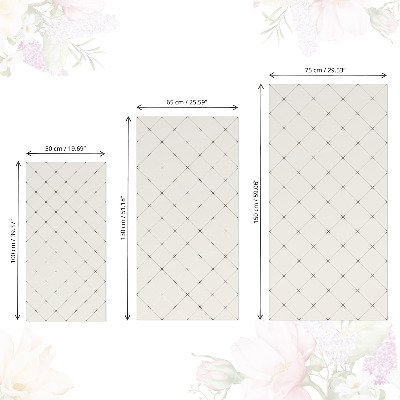 Self-adhesive furniture wrap Geometric rhombuses