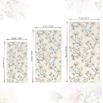 Furniture wrap Floral pattern