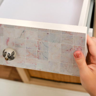 Self-adhesive furniture wrap Pastel mosaic