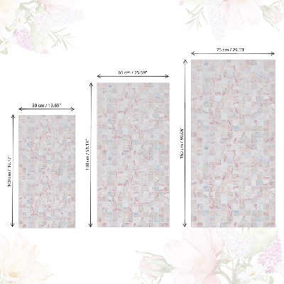 Self-adhesive furniture wrap Pastel mosaic