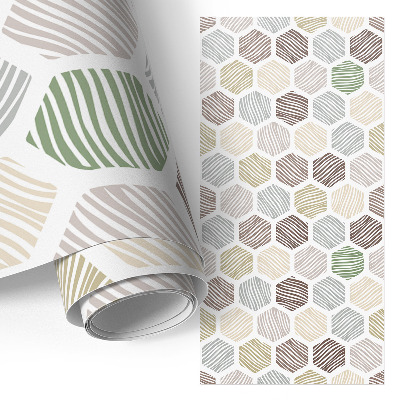 Furniture vinyl wrap Hexagon mosaic