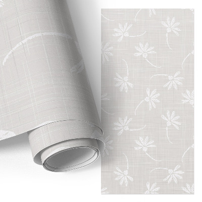 Furniture vinyl wrap Floral pattern