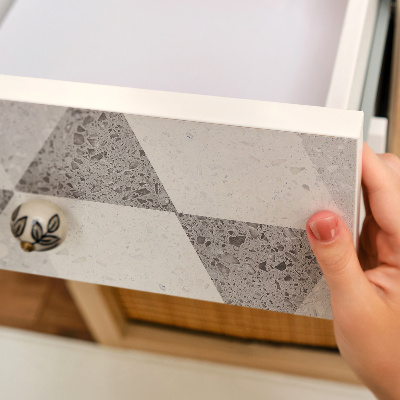 Self-adhesive furniture wrap Simple mosaic