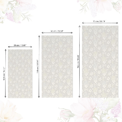 Self-adhesive furniture wrap Floral pattern