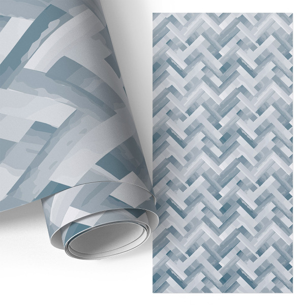 Furniture wrap Gray herringbone
