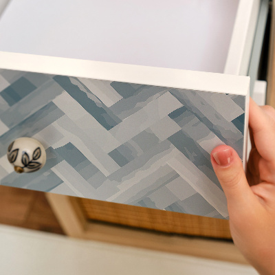 Furniture wrap Gray herringbone