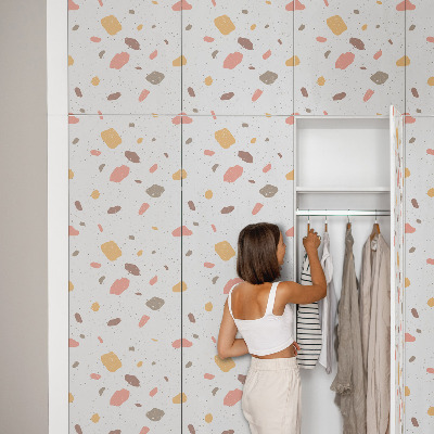 Furniture vinyl wrap Stoneware pattern