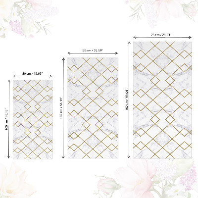 Furniture vinyl wrap Marble geometry