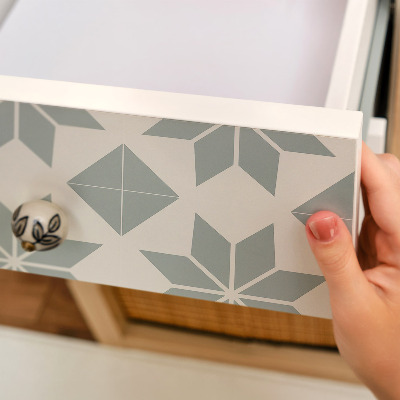 Furniture vinyl wrap Geometric elegance