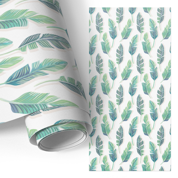 Self-adhesive furniture wrap Tropical leaves