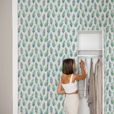 Self-adhesive furniture wrap Tropical leaves