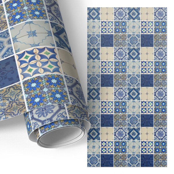 Self-adhesive furniture wrap Stylish tiles