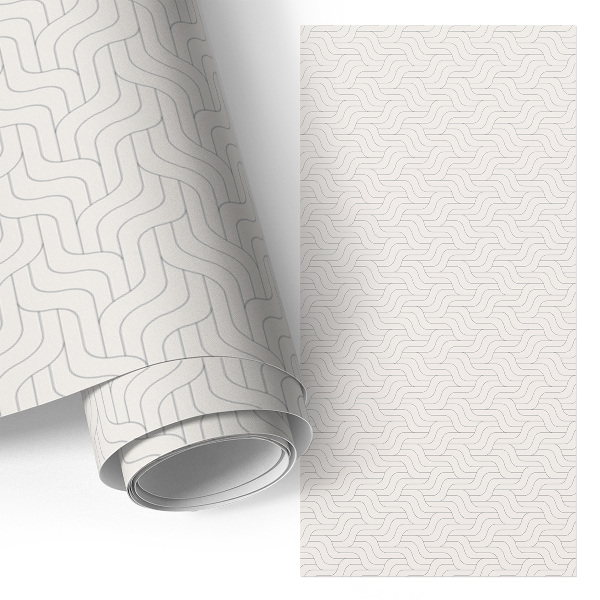 Furniture vinyl wrap Wavy pattern