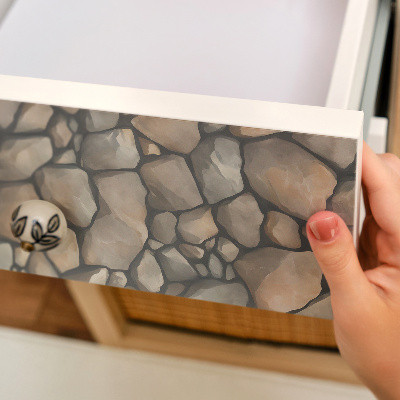 Furniture vinyl wrap Stone texture