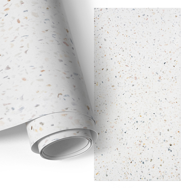 Self-adhesive furniture wrap Terrazzo pattern