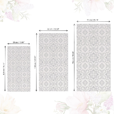 Furniture vinyl wrap Floral pattern