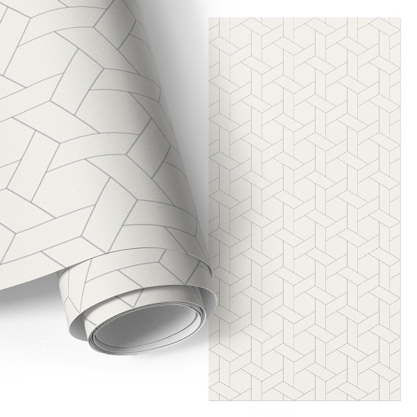 Self-adhesive furniture wrap Braided patterns