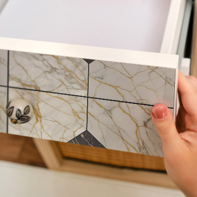 Furniture vinyl wrap Luxurious marble