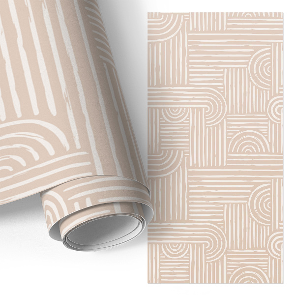 Furniture sticker Beige stripes