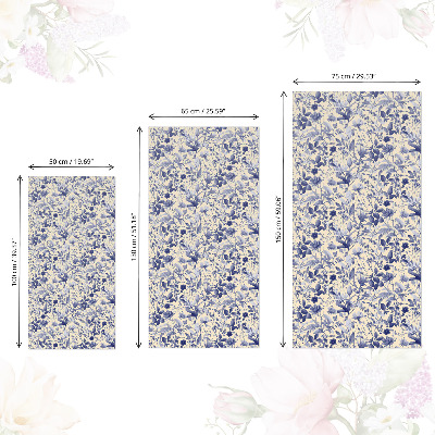 Furniture vinyl wrap Floral pattern
