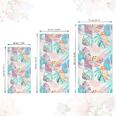 Furniture wrap Colorful exoticism