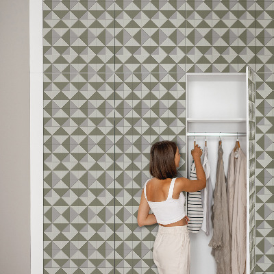 Furniture vinyl wrap Triangular mosaic