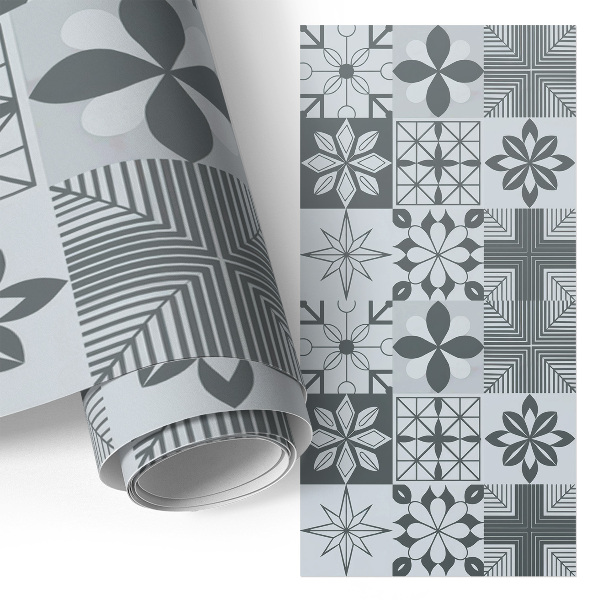 Self-adhesive furniture wrap Many tiles