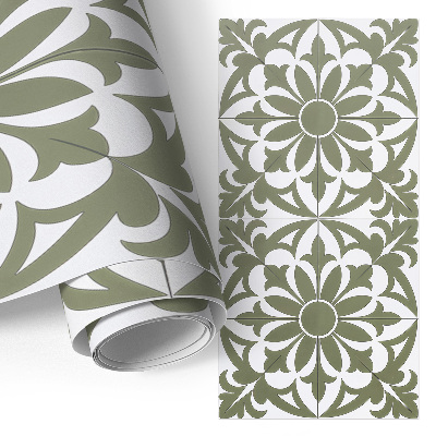 Furniture vinyl wrap Green leaves