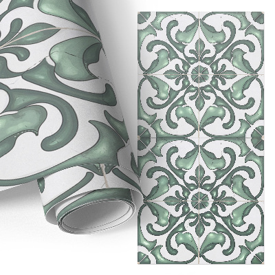 Furniture wrap Green ornaments