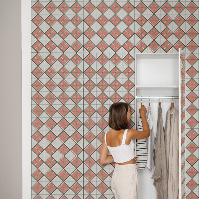 Furniture sticker Checkerboard of tiles